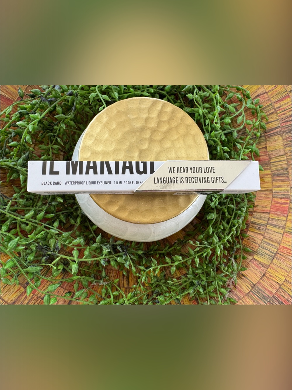 IL Makiage Liquid Waterproof Eyeliner in Black Card